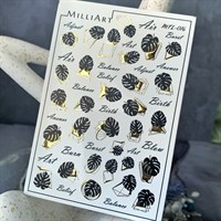 Слайдер-дизайн MilliArt Nails Металл MTL-016
