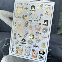 Слайдер-дизайн MilliArt Nails Металл MTL-019