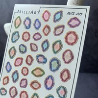 Слайдер-дизайн MilliArt Nails Металл MTL-025