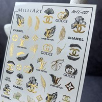 Слайдер-дизайн MilliArt Nails Металл MTL-027