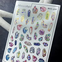 Слайдер-дизайн MilliArt Nails Металл MTL-029
