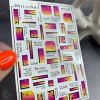 Слайдер-дизайн MilliArt Nails Металл MTL-030