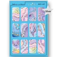 Слайдер-дизайн MilliArt Nails Металл MTL-038