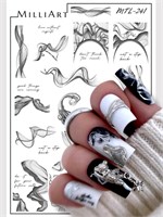 Слайдер-дизайн MilliArt Nails Металл MTL-241 MTL-241