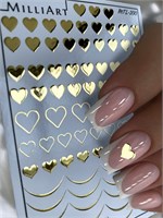 Слайдер-дизайн MilliArt Nails Металл MTL-200 MTL-200