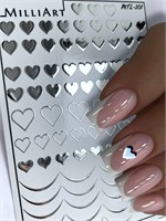 Слайдер-дизайн MilliArt Nails Металл MTL-201 MTL-201