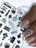Слайдер-дизайн MilliArt Nails Металл MTL-203 MTL-203