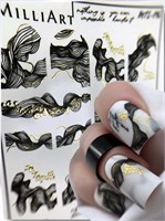 Слайдер-дизайн MilliArt Nails Металл MTL-196 MTL-196