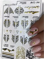 Слайдер-дизайн MilliArt Nails Металл MTL-246 MTL-246