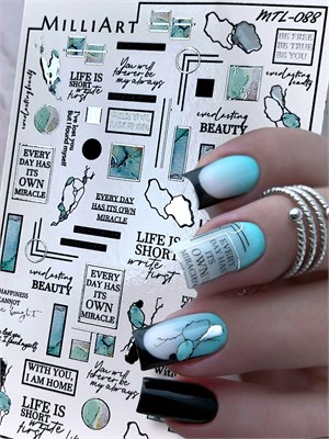 Слайдер-дизайн MilliArt Nails Металл MTL-088 16441 - фото 23750