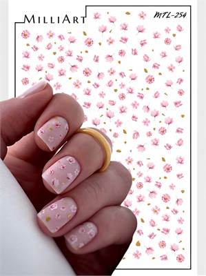 Слайдер-дизайн MilliArt Nails Металл MTL-254 Золото MTL-254 Золото - фото 23768