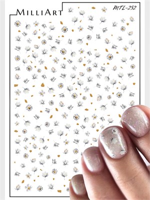 Слайдер-дизайн MilliArt Nails Металл MTL-252 Золото MTL-252 Золото - фото 23780