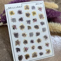 Слайдер-дизайн MilliArt Nails Металл MTL-058 MTL-058