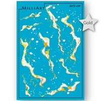 Слайдер-дизайн MilliArt Nails Металл MTL-071 16424