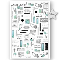 Слайдер-дизайн MilliArt Nails Металл MTL-088 16441