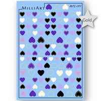 Слайдер-дизайн MilliArt Nails Металл MTL-093 16446