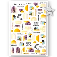 Слайдер-дизайн MilliArt Nails Металл MTL-101 16614