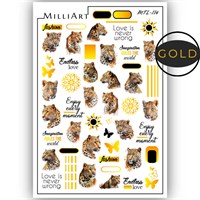 Слайдер-дизайн MilliArt Nails Металл MTL-114 16627