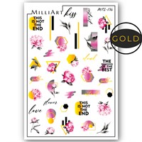 Слайдер-дизайн MilliArt Nails Металл MTL-136 17696