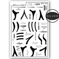 Слайдер-дизайн MilliArt Nails Металл MTL-158 17848