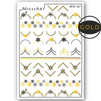 Слайдер-дизайн MilliArt Nails Металл MTL-165 17972