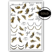 Слайдер-дизайн MilliArt Nails Металл MTL-195 MTL-195