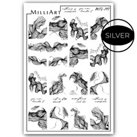 Слайдер-дизайн MilliArt Nails Металл MTL-197 MTL-197