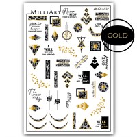 Слайдер-дизайн MilliArt Nails Металл MTL-202 MTL-202