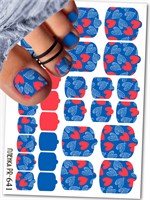 Пленки для педикюра 9,5*13,5 см PR-641 PR-641