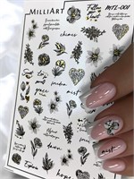 Слайдер-дизайн MilliArt Nails Металл MTL-001 MTL-001