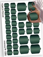 Монопленки для педикюра  9,5*13,5 см М-086 М-086