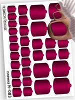 Монопленки для педикюра  9,5*13,5 см М-083 М-083