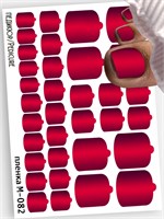 Монопленки для педикюра  9,5*13,5 см М-082 М-082