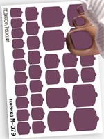 Монопленки для педикюра  9,5*13,5 см М-079 М-079