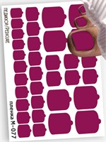 Монопленки для педикюра  9,5*13,5 см М-077 М-077