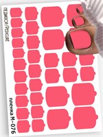 Монопленки для педикюра  9,5*13,5 см М-076 М-076