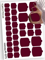 Монопленки для педикюра  9,5*13,5 см М-075 М-075