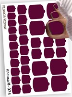 Монопленки для педикюра  9,5*13,5 см М-074 М-074