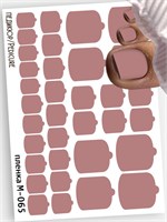 Монопленки для педикюра  9,5*13,5 см М-065 18174