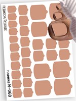 Монопленки для педикюра  9,5*13,5 см М-060 18169