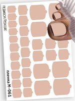 Монопленки для педикюра  9,5*13,5 см М-061 18170