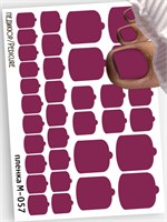 Монопленки для педикюра  9,5*13,5 см М-057 18166