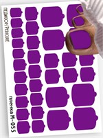 Монопленки для педикюра  9,5*13,5 см М-055 18164